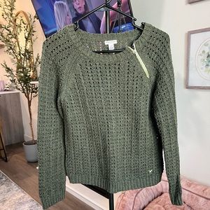 American Eagle Army Green Sweater - Size M